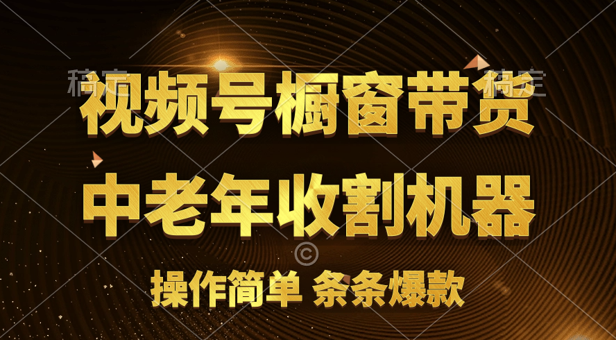 视频号最火爆赛道，橱窗带货，流量分成计划，条…-北漠网络