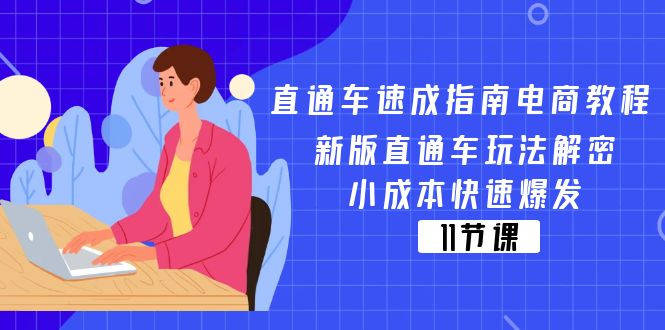 直通车 速成指南电商教程：新版直通车玩法解密，小成本快速爆发（11节）资源整合BMpAI