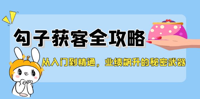 从入门到精通，勾子获客全攻略，业绩飙升的秘密武器资源整合BMpAI