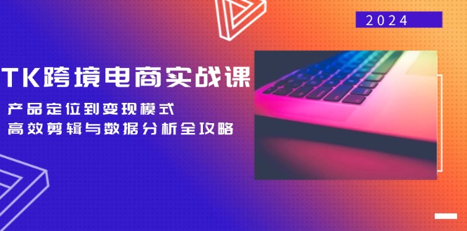 TK跨境电商实战课：产品定位到变现模式，高效剪辑与数据分析全攻略资源整合BMpAI