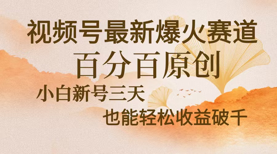 视频号最新爆火赛道，中老年粉深信不疑，百分百原创，新号三天收益轻松…网赚项目-副业赚钱-互联网创业-资源整合歪妹网赚