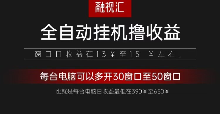 全自动观影看广告撸收益项目（日收益300+）资源整合BMpAI